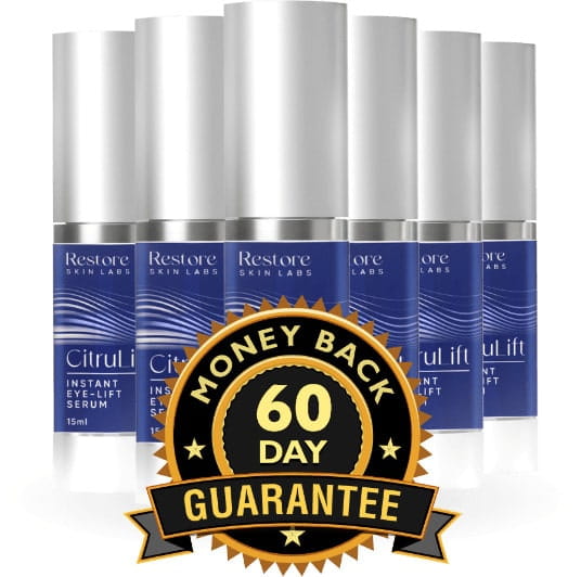 CitruLift bottles with 60-day guarantee seal